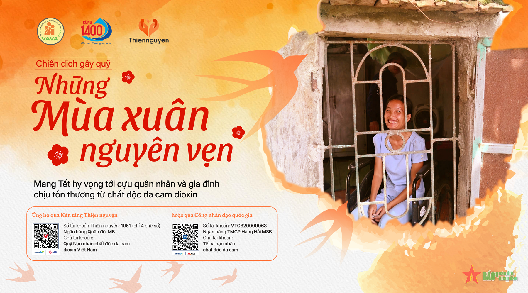 Phát động chiến dịch “Những mùa xuân nguyên vẹn” - Tết vì nạn nhân chất độc da cam